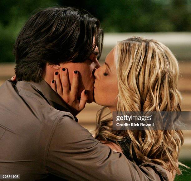 Finn Wittrock and Natalie Hall in a scene that airs the week of May 24, 2010 on Disney General Entertainment Content via Getty Images Daytime's "All...