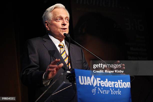 Turner Classic Movies host Robert Osborne emcees the UJA-Federation of New York's Broadcast, Cable & Video Awards Celebration at The Edison Ballroom...