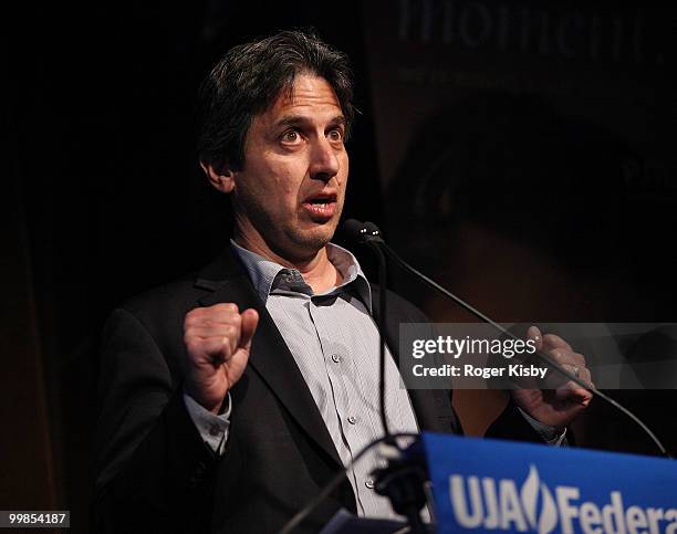 Comedian/actor Ray Romano speaks at the UJA-Federation of New York's Broadcast, Cable & Video Awards Celebration at The Edison Ballroom on May 17,...