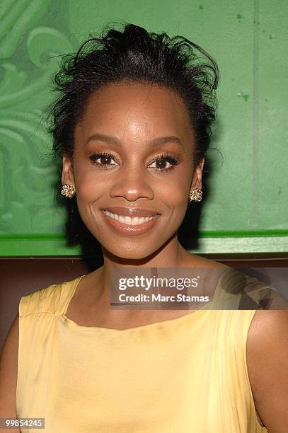 Actress Anika Noni Rose attends the 55th Annual OBIE awards at Webster Hall on May 17, 2010 in New York City.