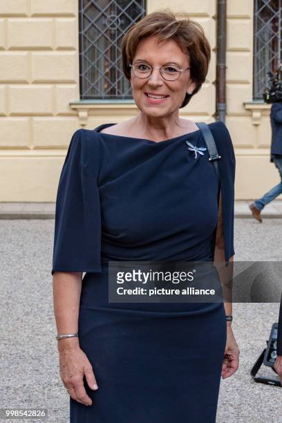 July 2018, Germany, Regensburg: Former Bavarian Minister of Social Affairs, Emilia Mueller of the Christian Social Union standing before the opening...
