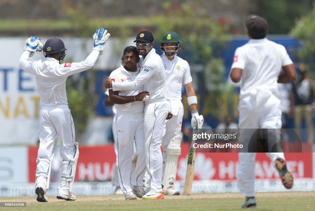1st Test: Sri Lanka and South Africa, Day 3