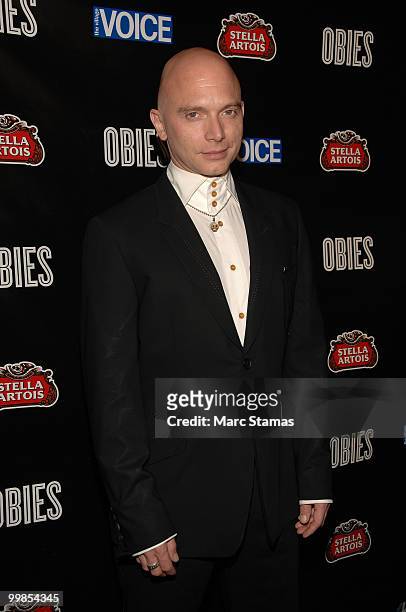 Actor Michael Cerveris attends the 55th Annual OBIE awards at Webster Hall on May 17, 2010 in New York City.
