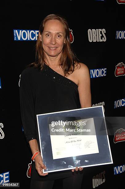 Actress Laurie Metcalf attends the 55th Annual OBIE awards at Webster Hall on May 17, 2010 in New York City.