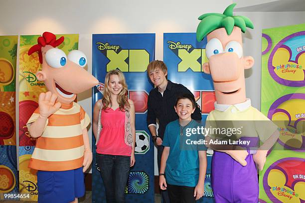 Disney-Walt Disney Television via Getty Images Television Group's summer press junket was held on May 15, 2010 in Burbank, California. PHINEUS,...