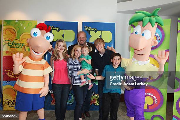Disney-Walt Disney Television via Getty Images Television Group's summer press junket was held on May 15, 2010 in Burbank, California. PHINEUS,...