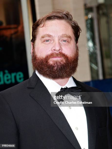 Actor Zach Galifianakis attends the 2010 American Ballet Theatre Annual Spring Gala at The Metropolitan Opera House on May 17, 2010 in New York City.
