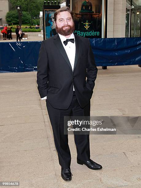 Actor Zach Galifianakis attends the 2010 American Ballet Theatre Annual Spring Gala at The Metropolitan Opera House on May 17, 2010 in New York City.