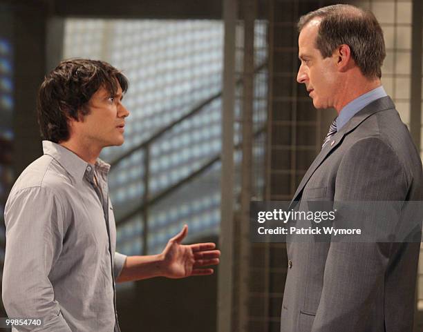 Dominic Zamprogna and John Bolger in a scene that airs the week of May 24, 2010 on Disney General Entertainment Content via Getty Images Daytime's...