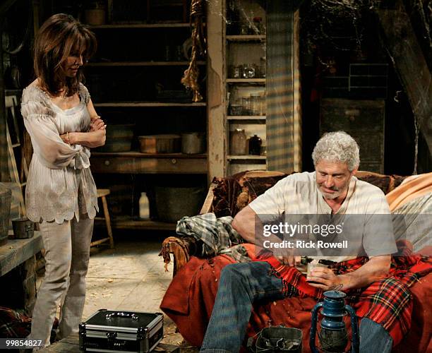 Susan Lucci and Michael Nouri in a scene that airs the week of May 24, 2010 on Disney General Entertainment Content via Getty Images Daytime's "All...