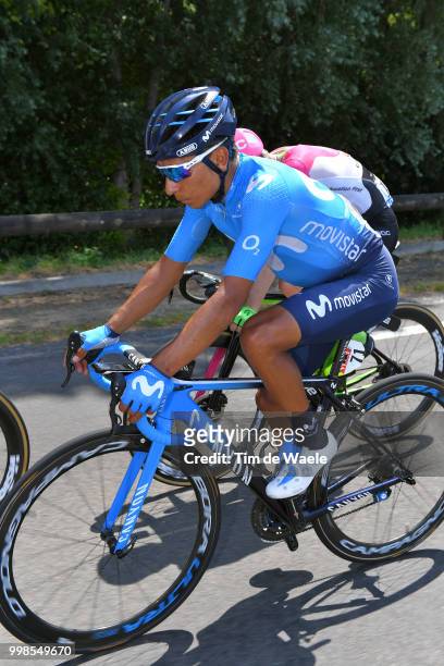 Nairo Quintana of Colombia and Movistar Team / during the 105th Tour de France 2018, Stage 8 a 181km stage from Dreux to Amiens Metropole / TDF / on...