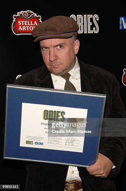 Stephin Merritt attends the 55th Annual OBIE awards at Webster Hall on May 17, 2010 in New York City.