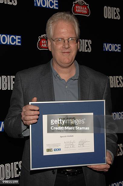 Robertt Lyons attends the 55th Annual OBIE awards at Webster Hall on May 17, 2010 in New York City.