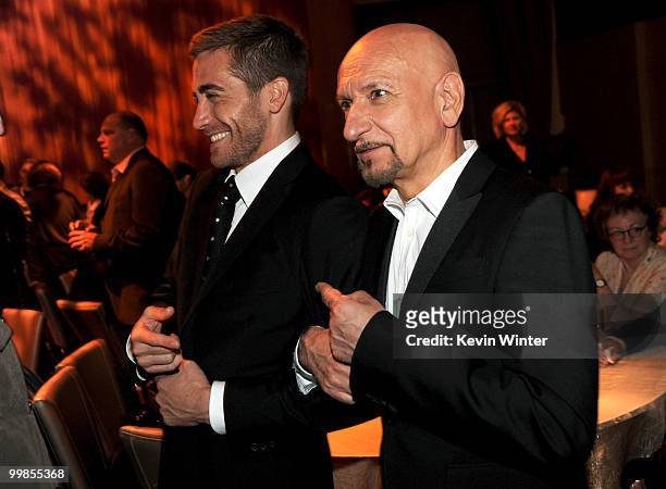 Actors Jake Gyllenhaal and Sir Ben Kingsley attend the Walt Disney Pictures' "Prince Of Persia: The Sands Of Time" after party held at Hollywood &...
