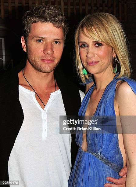 Ryan Phillippe and Kristen Wiig attend SNL's Kristen Wiig's cover party hosted by Niche Media's Jason Binn at mad46 Rooftop Lounge - The Roosevelt...