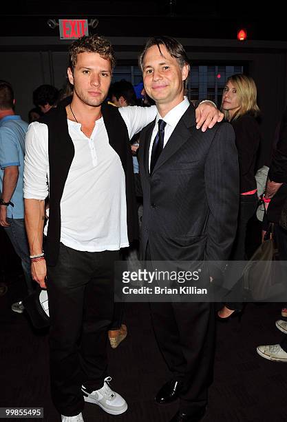 Ryan Phillippe and Jason Binn attend SNL's Kristen Wiig's cover party hosted by Niche Media's Jason Binn at mad46 Rooftop Lounge - The Roosevelt...