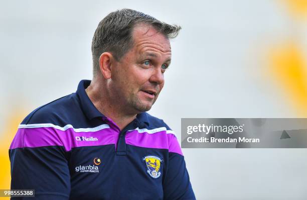 Cork , Ireland - 14 July 2018; Wexford manager Davy Fitzgerald during the GAA Hurling All-Ireland Senior Championship Quarter-Final match between...