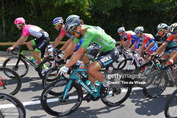 Peter Sagan of Slovakia and Team Bora Hansgrohe Green Sprint Jersey / during the 105th Tour de France 2018, Stage 8 a 181km stage from Dreux to...