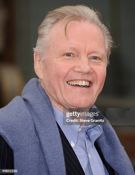 Jon Voight attends the Jerry Bruckheimer Hand And Footprint Ceremony at Grauman's Chinese Theatre on May 17, 2010 in Hollywood, California.