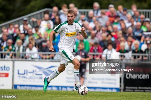 Christoph Kramer of Borussia Moenchengladbach during the preseason friendly match between SC Weiche Flensburg and Borussia Moenchengladbach at...