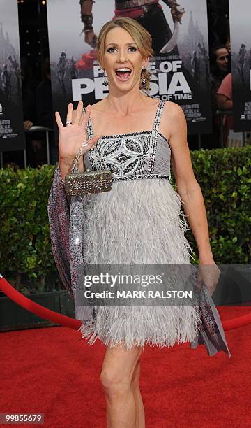 Alexandra Leighton poses on the red carpet as she arrives for the premiere of "Prince of Persia: The Sands of Time" at Grauman's Chinese Theater in...