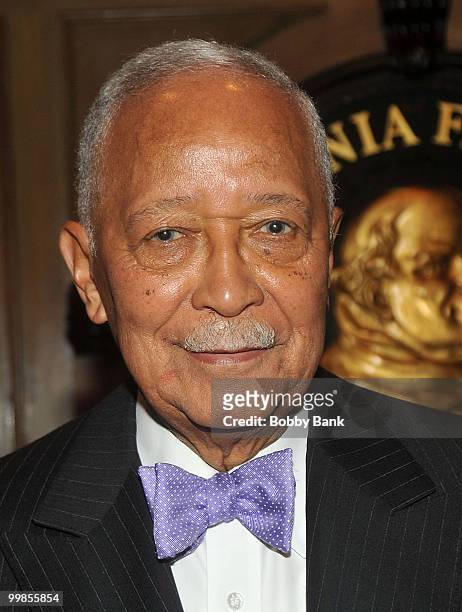 Former Mayor David Dinkins attends the tribute to Mayor David Dinkins at the New York Friars Club on May 17, 2010 in New York City.