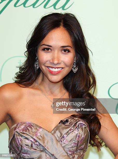 Myleene Klass attends the Chopard 150th Anniversary Party at the VIP Room, Palm Beach during the 63rd Annual International Cannes Film Festival on...