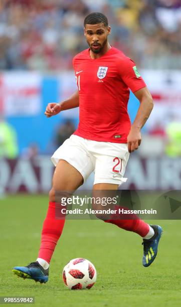 Ruben Loftus-Cheek of England runs with the ball during the 2018 FIFA World Cup Russia 3rd Place Playoff match between Belgium and England at Saint...