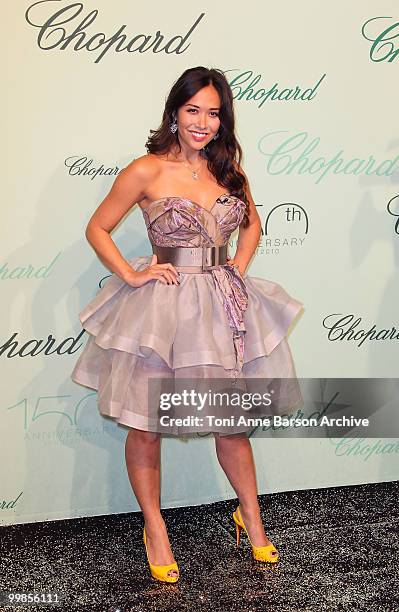 Myleene Klass attends the Chopard 150th Anniversary Party at the VIP Room, Palm Beach during the 63rd Annual International Cannes Film Festival on...