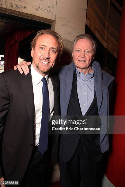 Nicolas Cage and Jon Voight at the Cinematic Celebration of Jerry Bruckheimer sponsored by Sprint and AFI on May 17, 2010 at Grauman's Chinese...
