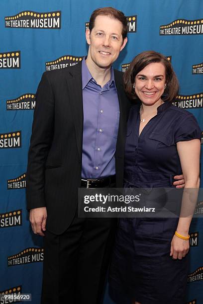 John Bolton and Emileena Pedigo attend the Theatre Museum Awards at The Players Club on May 17, 2010 in New York City.