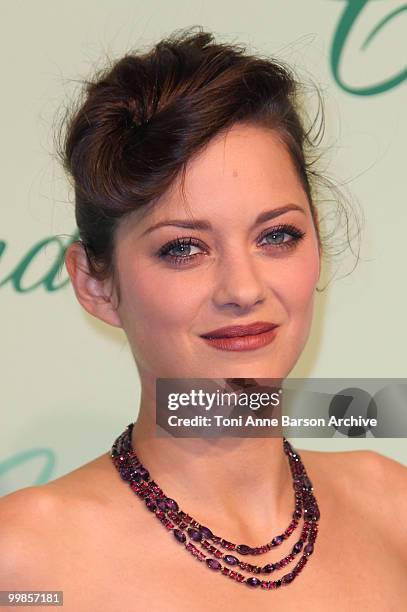 Actress Marion Cotillard attends the Chopard 150th Anniversary Party at the VIP Room, Palm Beach during the 63rd Annual International Cannes Film...