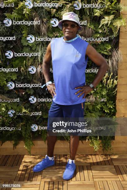 Samuel L. Jackson attends as Barclaycard present British Summer Time Hyde Park at Hyde Park on July 14, 2018 in London, England.