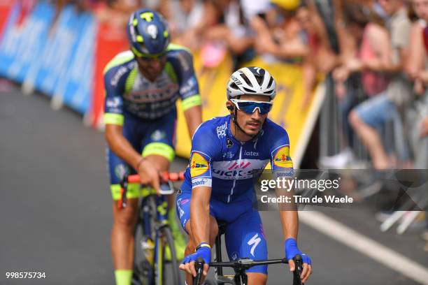 Arrival / Julian Alaphilippe of France and Team Quick-Step Floors / during the 105th Tour de France 2018, Stage 8 a 181km stage from Dreux to Amiens...