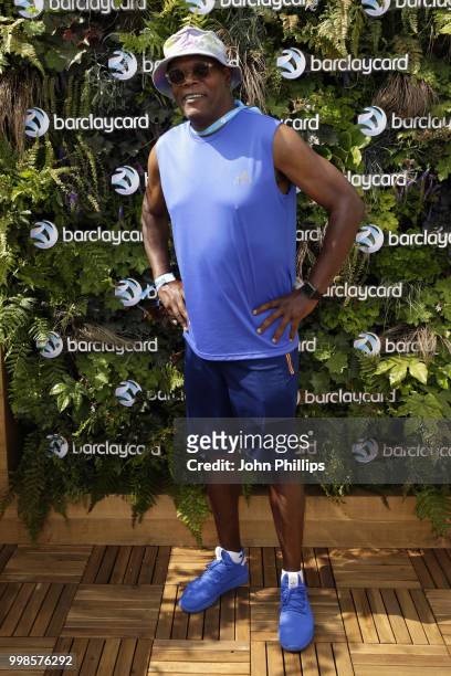 Samuel L. Jackson attends as Barclaycard present British Summer Time Hyde Park at Hyde Park on July 14, 2018 in London, England.