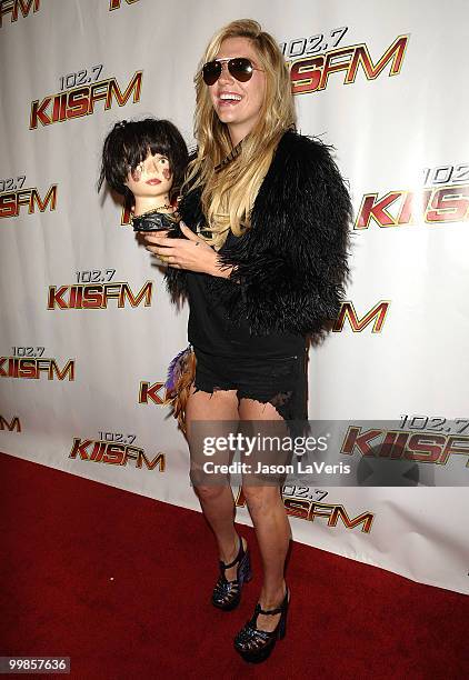 Ke$ha attends KIIS FM's 2010 Wango Tango Concert at Staples Center on May 15, 2010 in Los Angeles, California.