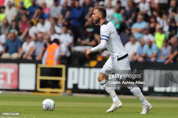 Craig Bryson of Derby County during a Pre-Season match between Notts County and Derby County at Meadow Lane Stadium on July 14, 2018 in Nottingham,...