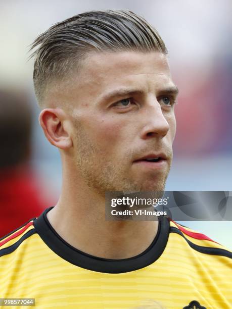 Toby Alderweireld of Belgium during the 2018 FIFA World Cup Play-off for third place match between Belgium and England at the Saint Petersburg...