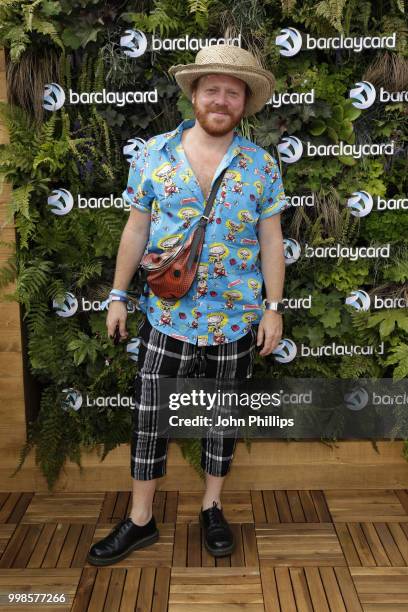 Leigh Francis attends as Barclaycard present British Summer Time Hyde Park at Hyde Park on July 14, 2018 in London, England.