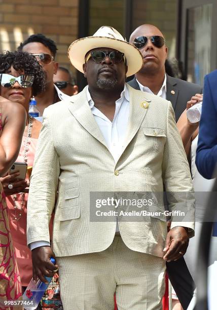 Actor Cedric the Entertainer attends the ceremony honoring Niecy Nash with star on the Hollywood Walk of Fame on July 11, 2018 in Hollywood,...