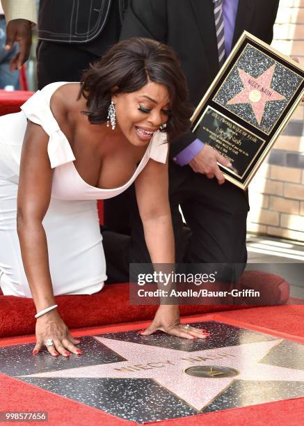 Actress Niecy Nash is honored with star on the Hollywood Walk of Fame on July 11, 2018 in Hollywood, California.