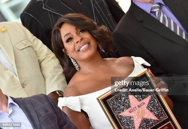 Actress Niecy Nash is honored with star on the Hollywood Walk of Fame on July 11, 2018 in Hollywood, California.