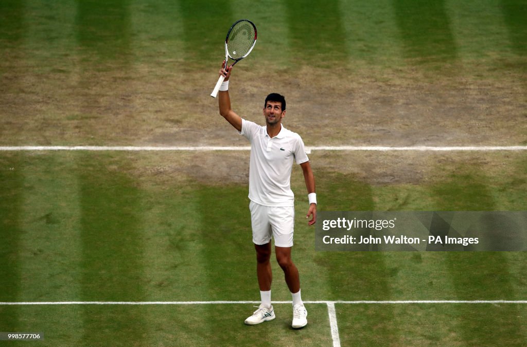 Wimbledon 2018 - Day Twelve - The All England Lawn Tennis and Croquet Club