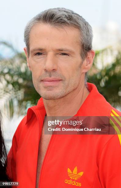 Actor Lambert Wilson attends the 'Of Gods and Men' Photo Call held at the Palais des Festivals during the 63rd Annual International Cannes Film...