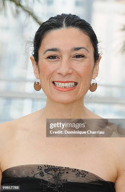 Actress Eva Bianco attends the 'Los Labios' Photo Call held at the Palais des Festivals during the 63rd Annual International Cannes Film Festival on...