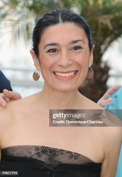 Actress Eva Bianco attends the 'Los Labios' Photo Call held at the Palais des Festivals during the 63rd Annual International Cannes Film Festival on...