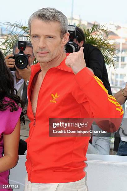 Actor Lambert Wilson attends the 'Of Gods and Men' Photo Call held at the Palais des Festivals during the 63rd Annual International Cannes Film...