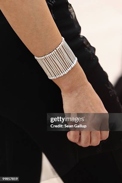 Actress Eva Bianco attends the "Los Labios" Photocall at the Palais des Festivals during the 63rd Annual Cannes Film Festival on May 18, 2010 in...