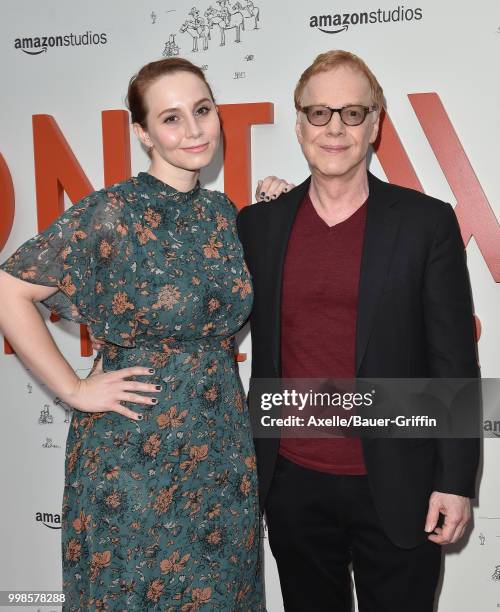 Composer Danny Elfman and daughter Mali Elfman arrive at Amazon Studios premiere of 'Don't Worry, He Won't Get Far on Foot' at ArcLight Hollywood on...