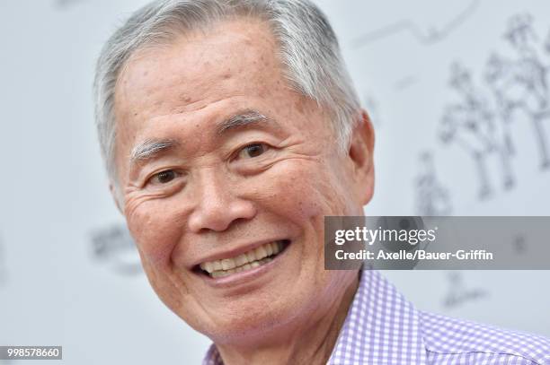 Actor George Takei arrives at Amazon Studios premiere of 'Don't Worry, He Won't Get Far on Foot' at ArcLight Hollywood on July 11, 2018 in Hollywood,...